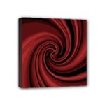 Elegant red twist Mini Canvas 4  x 4 