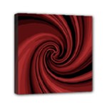 Elegant red twist Mini Canvas 6  x 6 