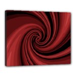 Elegant red twist Canvas 20  x 16 
