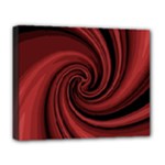 Elegant red twist Deluxe Canvas 20  x 16  