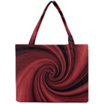 Elegant red twist Mini Tote Bag
