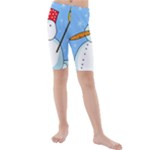 Snowman Kids  Mid Length Swim Shorts