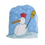 Snowman Drawstring Pouches (XXL)
