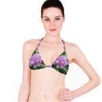 Purple Rhododendron Flower Bikini Top