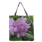 Purple Rhododendron Flower Grocery Tote Bag