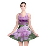 Purple Rhododendron Flower Reversible Skater Dress