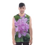 Purple Rhododendron Flower Men s Basketball Tank Top