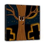 Halloween - Cemetery evil tree Mini Canvas 8  x 8 