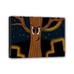 Halloween - Cemetery evil tree Mini Canvas 7  x 5 