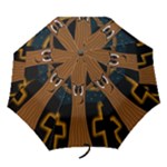 Halloween - Cemetery evil tree Folding Umbrellas
