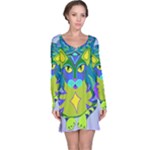 Peacock Tabby Long Sleeve Nightdress