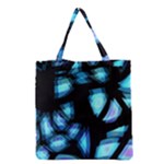 Blue light Grocery Tote Bag