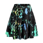 Colorful magic High Waist Skirt