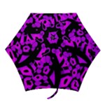 Purple design Mini Folding Umbrellas