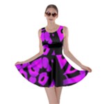 Purple design Skater Dress