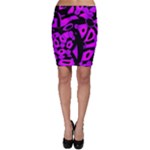 Purple design Bodycon Skirt