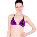 Purple design Bikini Top