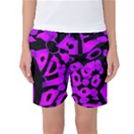 Purple design Women s Basketball Shorts