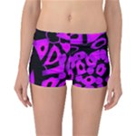 Purple design Reversible Boyleg Bikini Bottoms