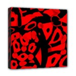 Red design Mini Canvas 8  x 8 