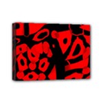 Red design Mini Canvas 7  x 5 