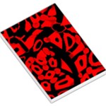 Red design Large Memo Pads