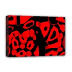 Red design Deluxe Canvas 18  x 12  