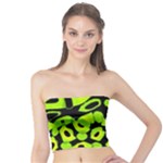 Green neon abstraction Tube Top