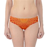Lotus Fractal Flower Orange Yellow Hipster Bikini Bottoms