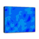 Simple blue Canvas 10  x 8 