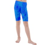 Simple blue Kids  Mid Length Swim Shorts