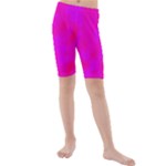 Simple pink Kids  Mid Length Swim Shorts