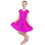 Simple pink Kids  Short Sleeve Dress