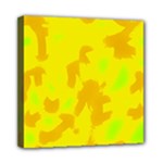 Simple yellow Mini Canvas 8  x 8 