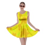 Simple yellow Skater Dress