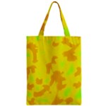Simple yellow Zipper Classic Tote Bag