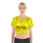 Simple yellow Cotton Crop Top