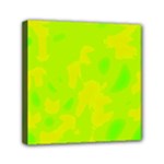 Simple yellow and green Mini Canvas 6  x 6 