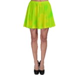 Simple yellow and green Skater Skirt