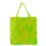 Simple yellow and green Grocery Tote Bag