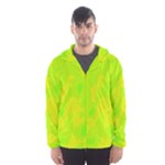Simple yellow and green Hooded Wind Breaker (Men)