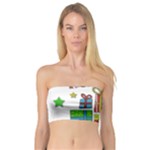 Happy Holidays - gifts and stars Bandeau Top