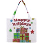 Happy Holidays - gifts and stars Mini Tote Bag