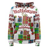 Happy Holidays - gifts and stars Women s Pullover Hoodie