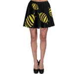 Decorative bees Skater Skirt