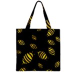 Decorative bees Zipper Grocery Tote Bag