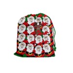 Did you see Rudolph? Drawstring Pouches (Large) 