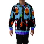 Abstract composition  Hooded Wind Breaker (Kids)