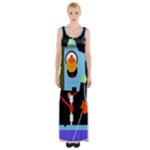 Abstract composition  Maxi Thigh Split Dress