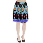 Abstract composition  Pleated Skirt